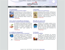 Tablet Screenshot of metapoles.com